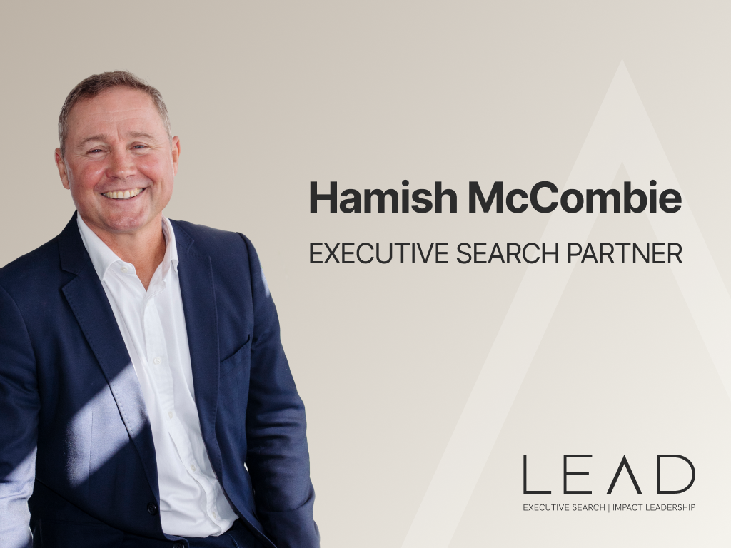 Hamish McCombie from LEAD Executive Search