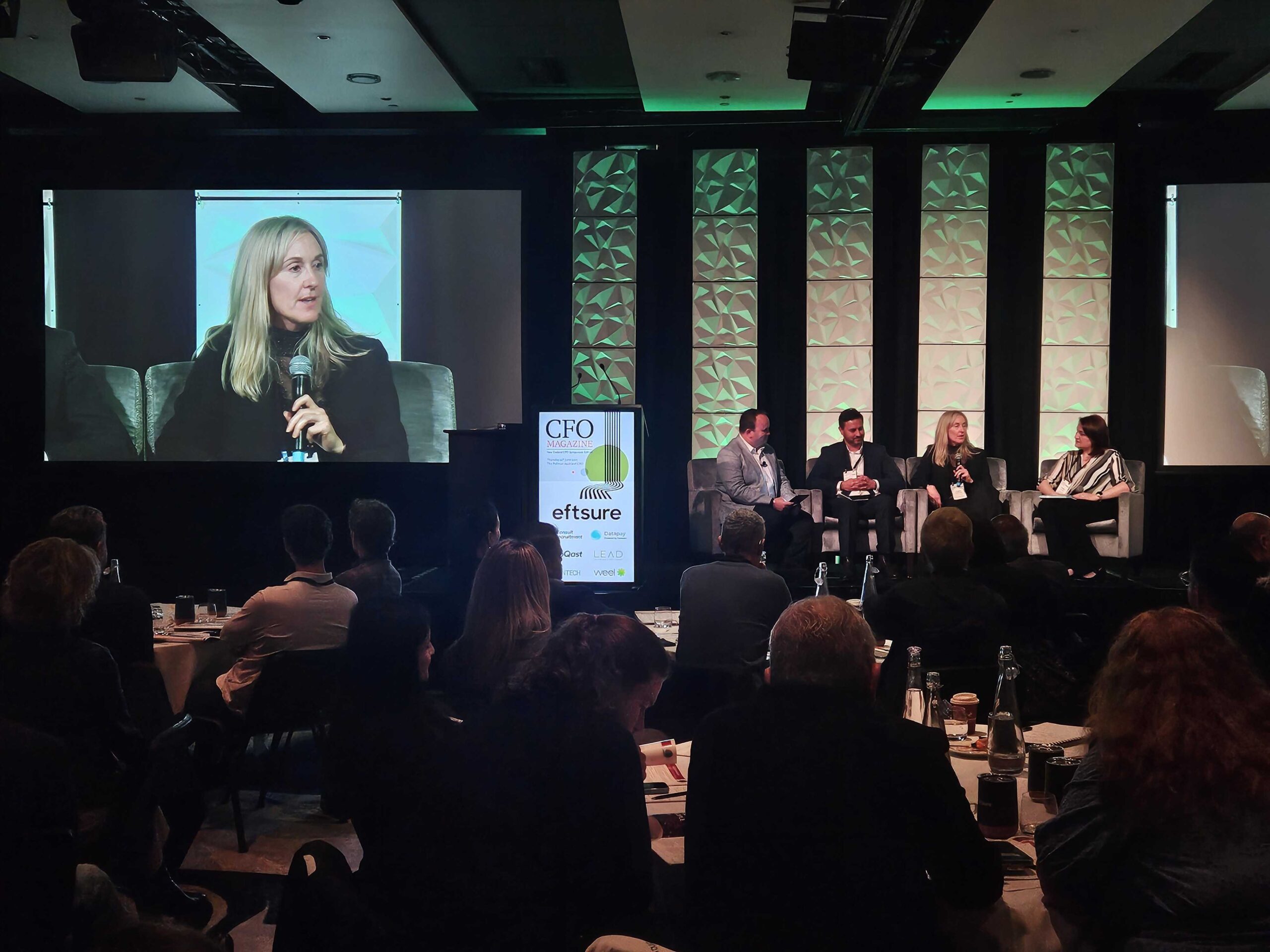 Angela Cameron from LEAD Executive Search on CFO Symposium 2025 NZ panel discussion
