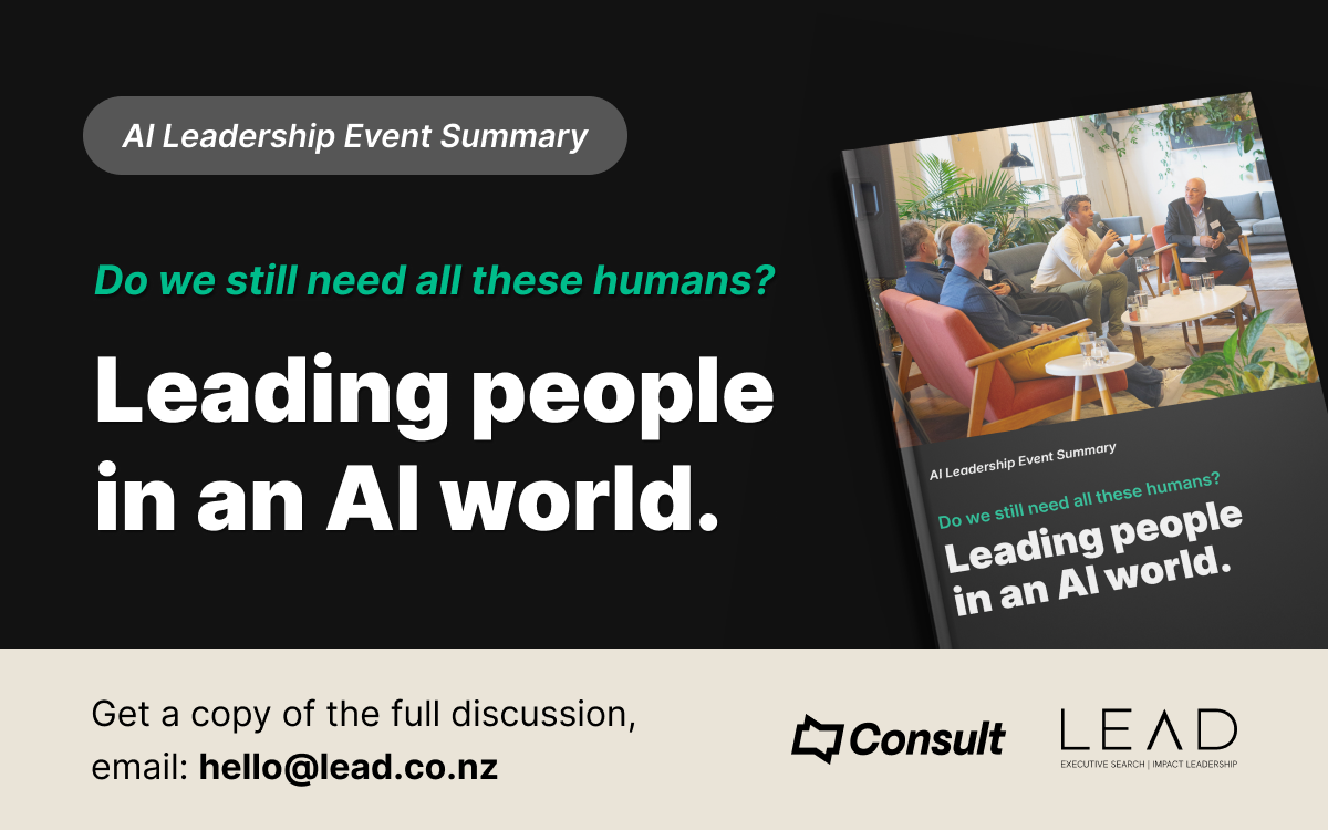 LEAD Consult AI Leadership Event Summary