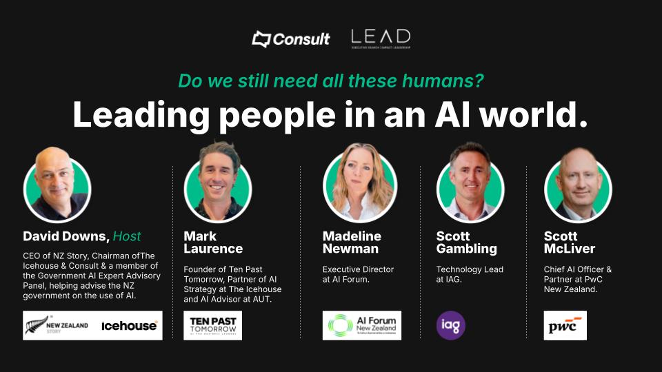 Leading people in an AI world Panelists