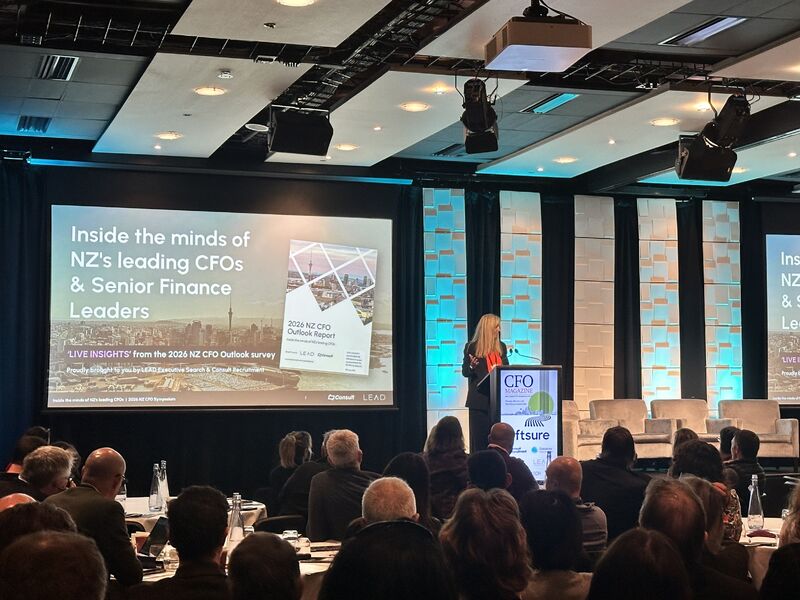 2026 NZ CFO Symposium - LEAD Executive Search Angela Cameron keynote